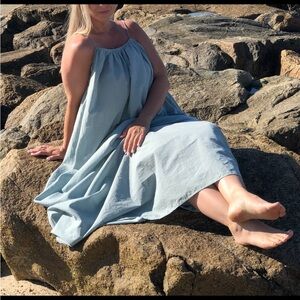 H&M light blue dress